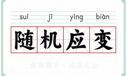随机应变的成语_形容随机应变的成语