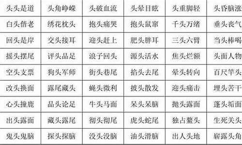 什么目睹四字成语大全_什么目睹四字成语大全有哪些